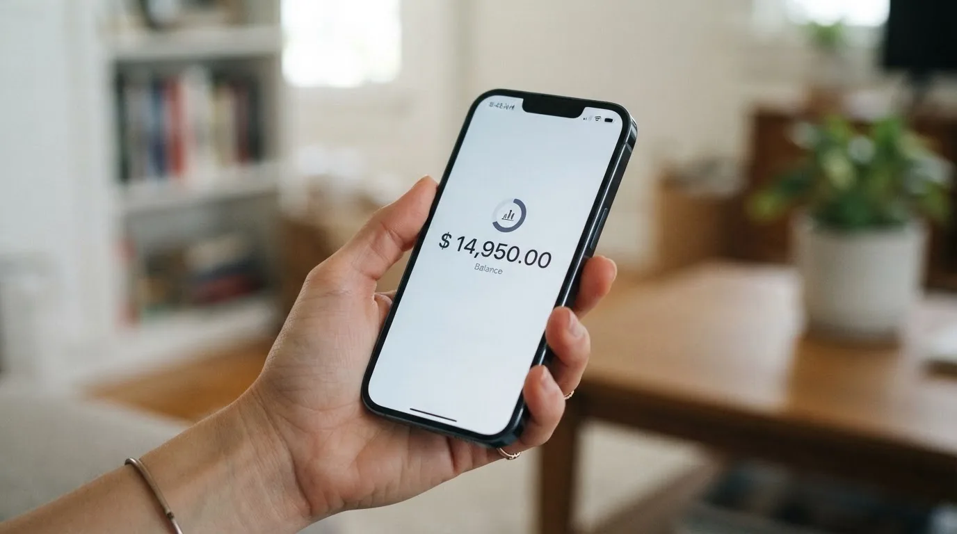 A phone showing a stablecoin transfer screen